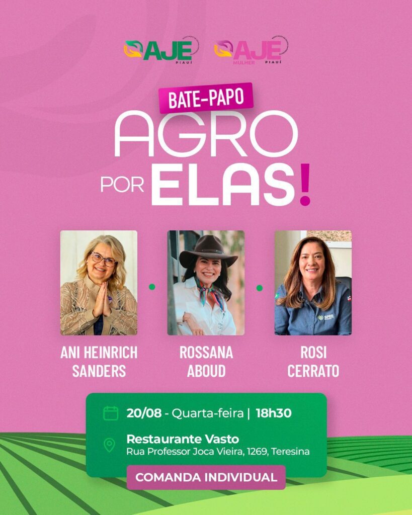 Bate-papo Agro por Elas!
